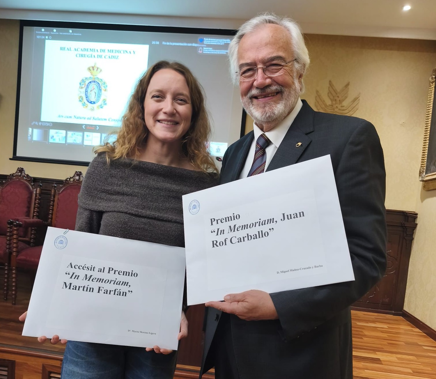 Marta Moreno y Miguel Muñoz-Cruzado